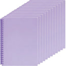 Marbig Refillable Display Book Insert Cover A4 20 Pocket Pastel Purple 12 Pack 2008619 (Pack 12) - SuperOffice