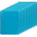 Marbig Refillable Display Book With Insert Cover A4 20 Pocket Blue 12 Pack 2008501 (12 Pack) - SuperOffice
