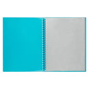 Marbig Refillable Display Book With Insert Cover A4 20 Pocket Blue 12 Pack 2008501 (12 Pack) - SuperOffice