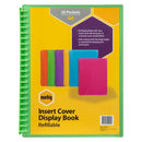 Marbig Refillable Display Book With Insert Cover A4 20 Pocket Green 12 Pack 2008504 (12 Pack) - SuperOffice