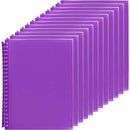 Marbig Refillable Display Book With Insert Cover A4 20 Pocket Purple 12 Pack 2008519 (12 Pack) - SuperOffice