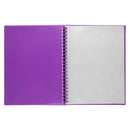 Marbig Refillable Display Book With Insert Cover A4 20 Pocket Purple 12 Pack 2008519 (12 Pack) - SuperOffice