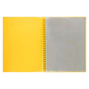 Marbig Refillable Display Book With Insert Cover A4 20 Pocket Yellow 12 Pack 2008505 (12 Pack) - SuperOffice