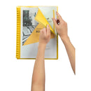 Marbig Refillable Display Book With Insert Cover A4 20 Pocket Yellow 12 Pack 2008505 (12 Pack) - SuperOffice