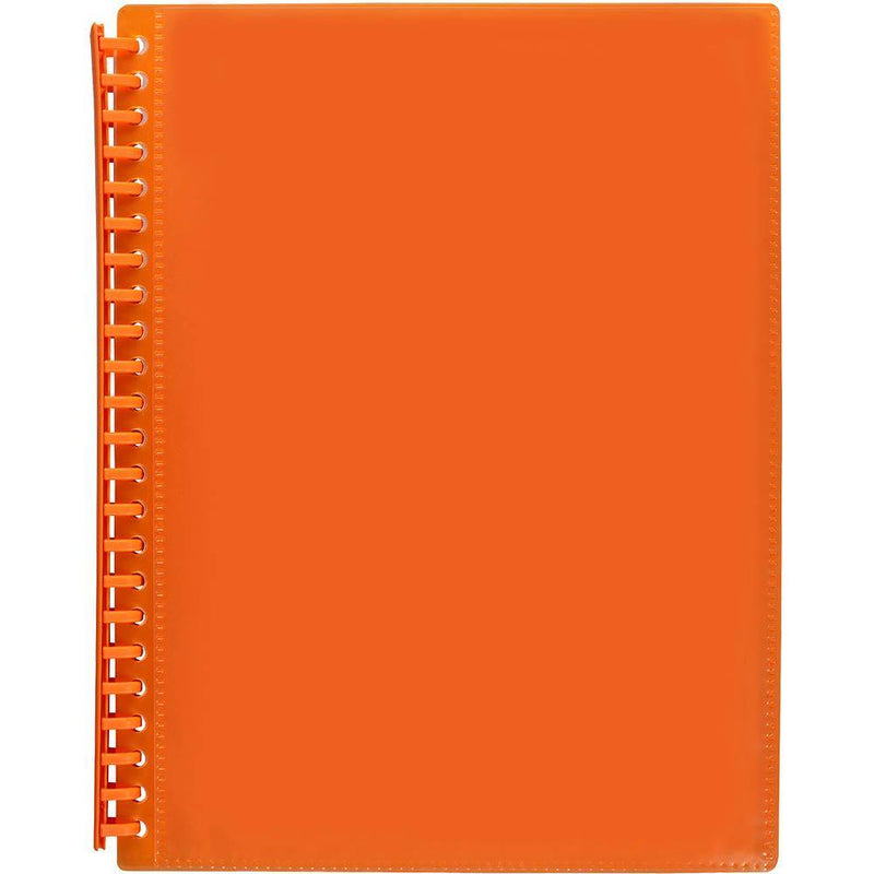 Marbig Refillable Display Book With Insert Cover A4 Orange 2008506 - SuperOffice