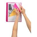 Marbig Refillable Display Book With Insert Cover A4 Pink 20 Pocket 12 Pack 2008509 (12 Pack) - SuperOffice