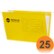 Marbig Reinforced Suspension Files Complete Foolscap Box 25 Yellow 8100255 (Box 25) - SuperOffice