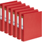 Marbig Ring Binder File Folder PE 25mm 2D A4 Red Box 6 5022103 (Box 6) - SuperOffice