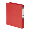 Marbig Ring Binder File Folder PE 25mm 2D A4 Red Box 6 5022103 (Box 6) - SuperOffice