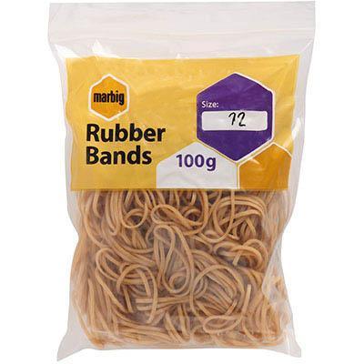Marbig Rubber Bands Size No.12 100G 94512100B - SuperOffice
