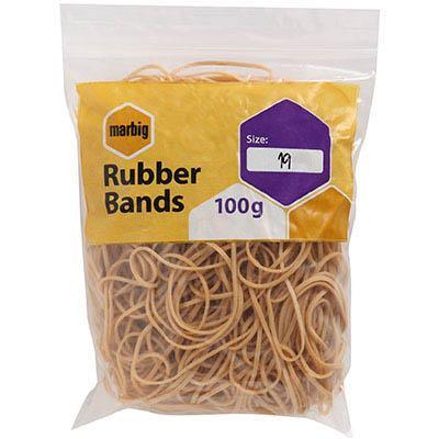 Marbig Rubber Bands Size No.19 100G 94519100B - SuperOffice