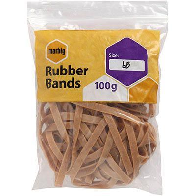Marbig Rubber Bands Size No.65 100G 94565100B - SuperOffice