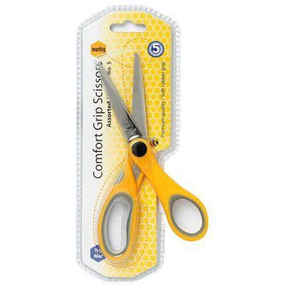 Marbig Scissors Comfort Grip No.8 Summer Colours 975431 - SuperOffice
