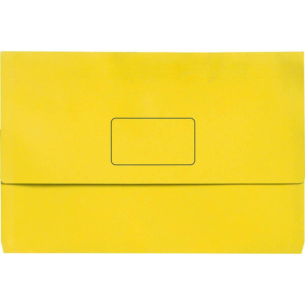 Marbig Slimpick Document Wallet A3 Lemon 4005505 - SuperOffice