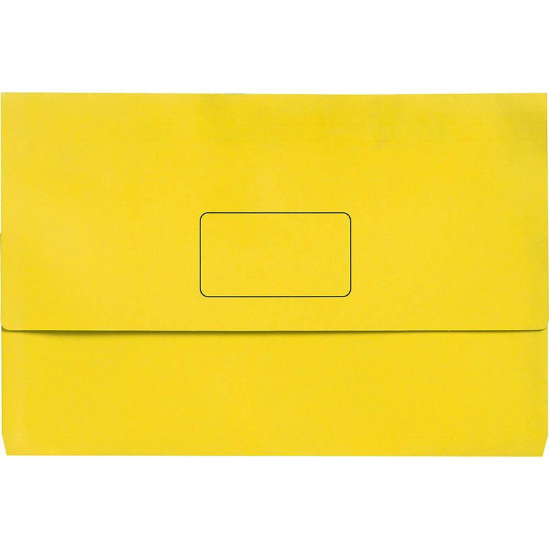 Marbig Slimpick Document Wallet A3 Lemon 4005505 - SuperOffice