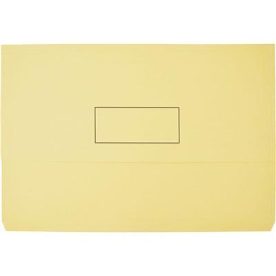 Marbig Slimpick Document Wallet Foolscap Buff 4004007 - SuperOffice