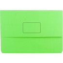 Marbig Slimpick Document Wallet Foolscap Green 4004004 - SuperOffice