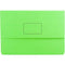 Marbig Slimpick Document Wallet Foolscap Green 4004004 - SuperOffice