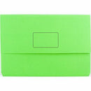 Marbig Slimpick Document Wallet Foolscap Green Pack 10 4004304 - SuperOffice