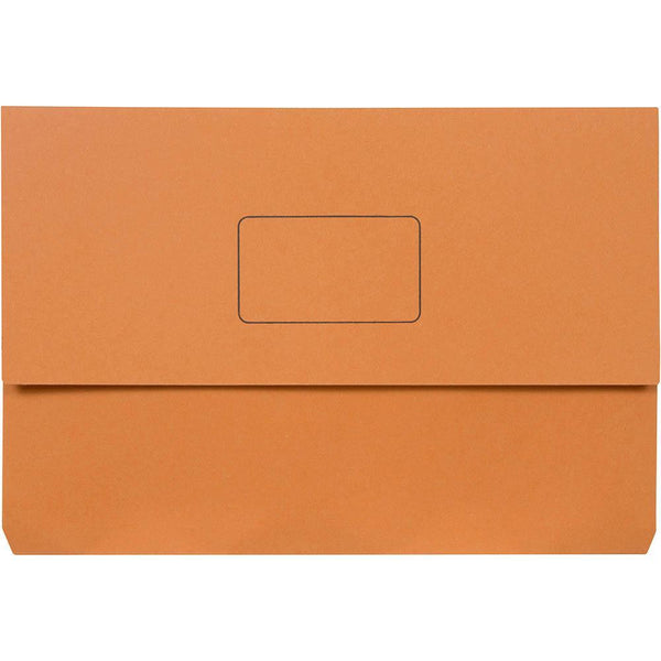 Marbig Slimpick Document Wallet Foolscap Orange 4004006 - SuperOffice