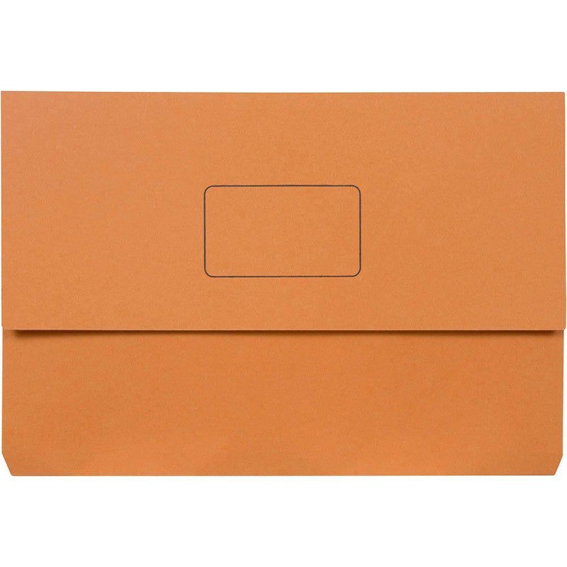 Marbig Slimpick Document Wallet Foolscap Orange 4004006 - SuperOffice