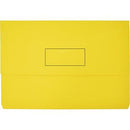 Marbig Slimpick Document Wallet Foolscap Yellow 4004005 - SuperOffice