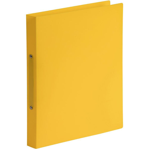 Marbig Soft Touch 2 Ring Binder A4 Yellow 5446505 - SuperOffice