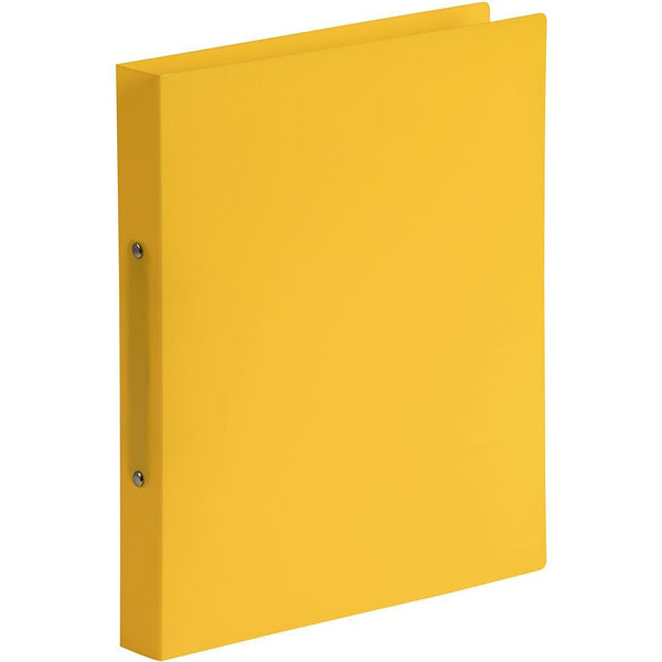 Marbig Soft Touch 2 Ring Binder A4 Yellow 5446505 - SuperOffice