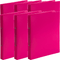 Marbig Soft Touch 2 Ring Binder Folder A4 Pink Pack 6 5446509 (6 Pack) - SuperOffice