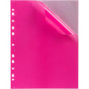 Marbig Soft Touch Binder Display Book 10 Pocket A4 Pink 2300509 - SuperOffice