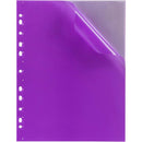 Marbig Soft Touch Binder Display Book 10 Pocket A4 Purple 2300519 - SuperOffice