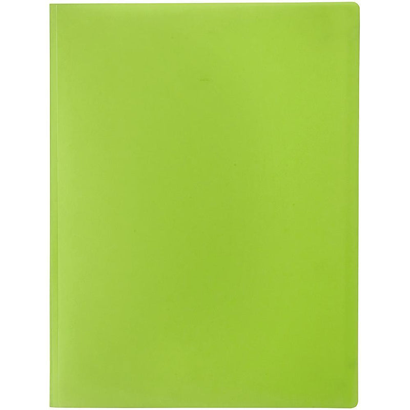 Marbig Soft Touch Display Book 12 Pocket Lime 2007604 - SuperOffice