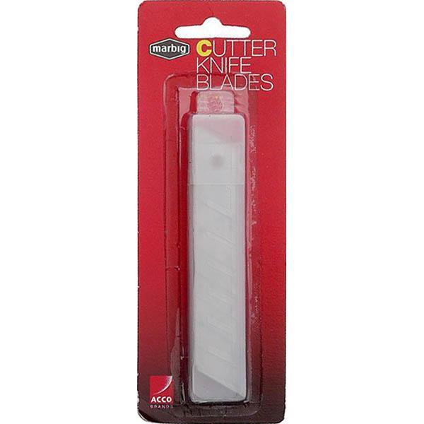 Marbig Spare Blades For Cutter Knife Medium Pack 6 975161 - SuperOffice