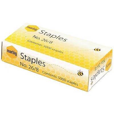Marbig Staples 26/8 Box 5000 90370 - SuperOffice