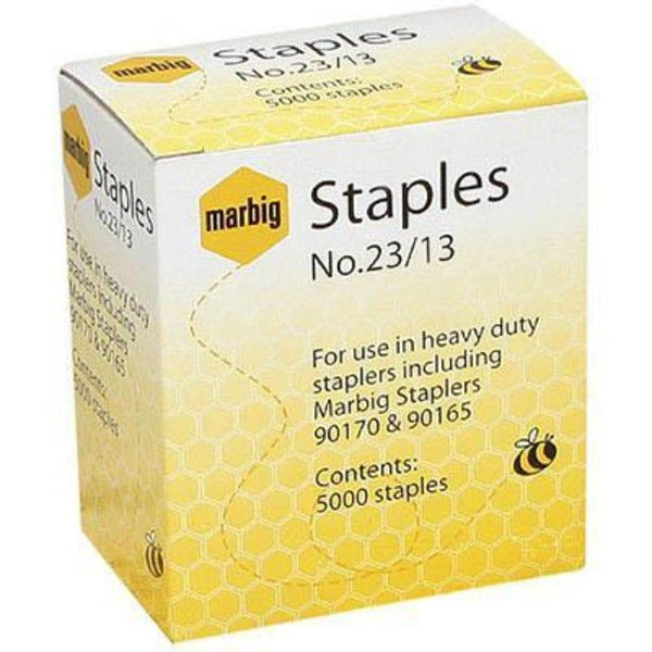 Marbig Staples Heavy Duty 23/13 Box 5000 90213 - SuperOffice
