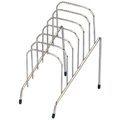 Marbig Step File Organiser 6 Slots Rack Small Chrome 87300 - SuperOffice