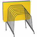 Marbig Step File Wire Organiser 8 Slot Rack Large Black 87302 - SuperOffice