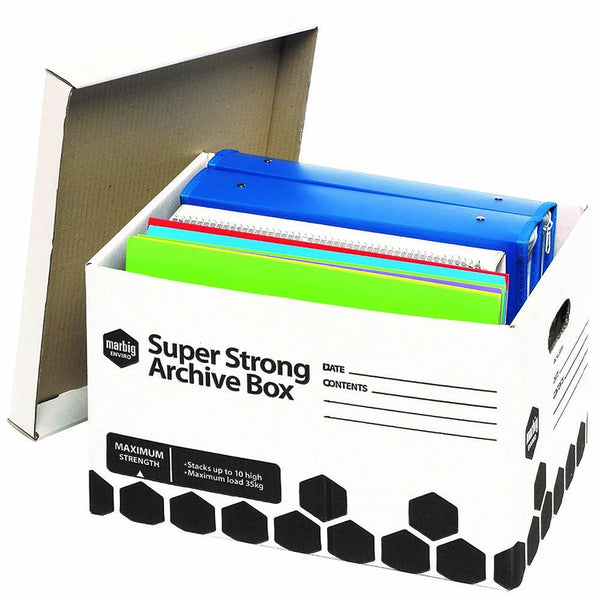 Marbig Super Strong Archive Box 320 X 420 X 260Mm 80036 - SuperOffice