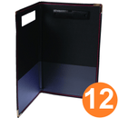 Marbig Supertuff Clipboard Double Reinforced Edges Foolscap Black Pack 12 57709BLK (12 Pack) - SuperOffice