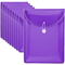 Marbig Top Load File Folder With Elastic Closure PP A4 Violet Purple Pack 10 9017119 (Pack 10) - SuperOffice