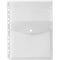 Marbig Top Opening Binder Pocket Document Wallet Holder A4 Clear Pack 12 2025812 (12 Pack) - SuperOffice
