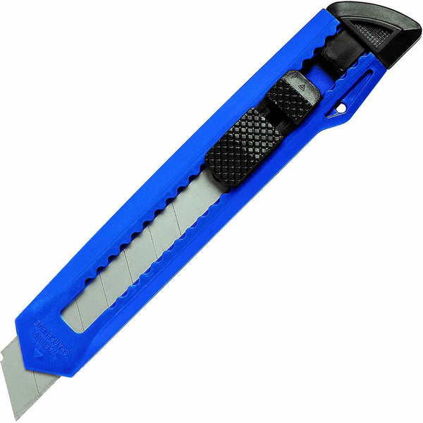 Marbig Utility Knife Cutter Large 18mm Lockable Pack 12 BULK 975155 (12 Pack) - SuperOffice