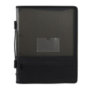 Marbig Zipper Binder Folder With Storage 2D Ring Binder 25mm A4 Grey 10 Pack 6680002 (10 Pack) - SuperOffice