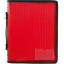 Marbig Zipper Binder With Handle 3D 25Mm A4 Red 6780003 - SuperOffice