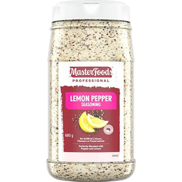 Masterfoods Lemon & Pepper Seasoning 680g Bulk Size 92099 - SuperOffice