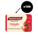 Masterfoods Tomato Sauce Squeezy Individual Portions 14g 100 Carton Ketchup Squeeze Bulk Box 156753(Tomato) - SuperOffice