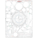 Mathomat Stencil Template V2 Geometry Shapes MathAid MathomatV2Geometry - SuperOffice