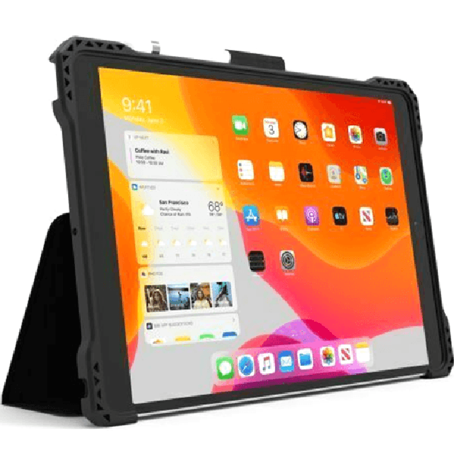 Max Extreme Folio-X Rugged Case Kick Stand iPad 10.2" 9th/8th/7th Gen AP-EFX-IP7-BLK - SuperOffice