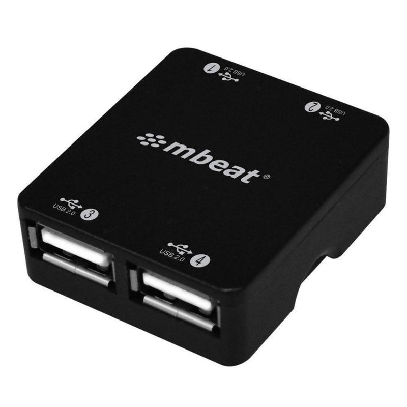 Mbeat 4 Port Usb 2.0 Hub USB-UPH110K - SuperOffice