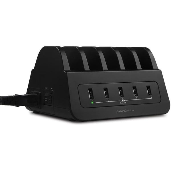 Mbeat Gorilla Power Dock 5-Port 60W Usb Charging Dock And Power Sockets MB-CHGR-5U - SuperOffice